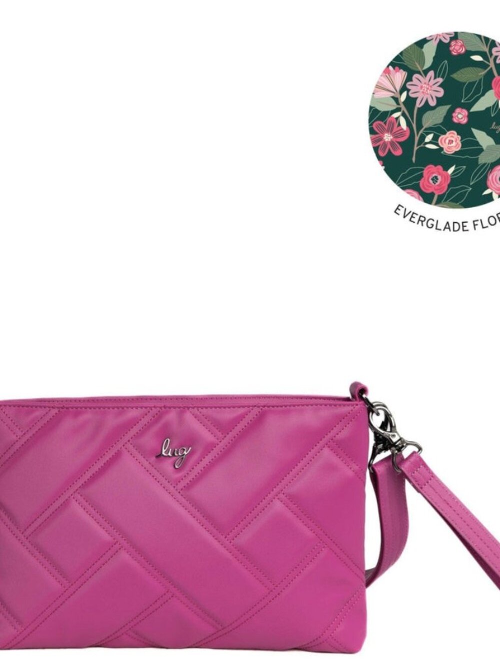LUG - Waltz Satin Luxe VL Crossbody Bag in Orchid
